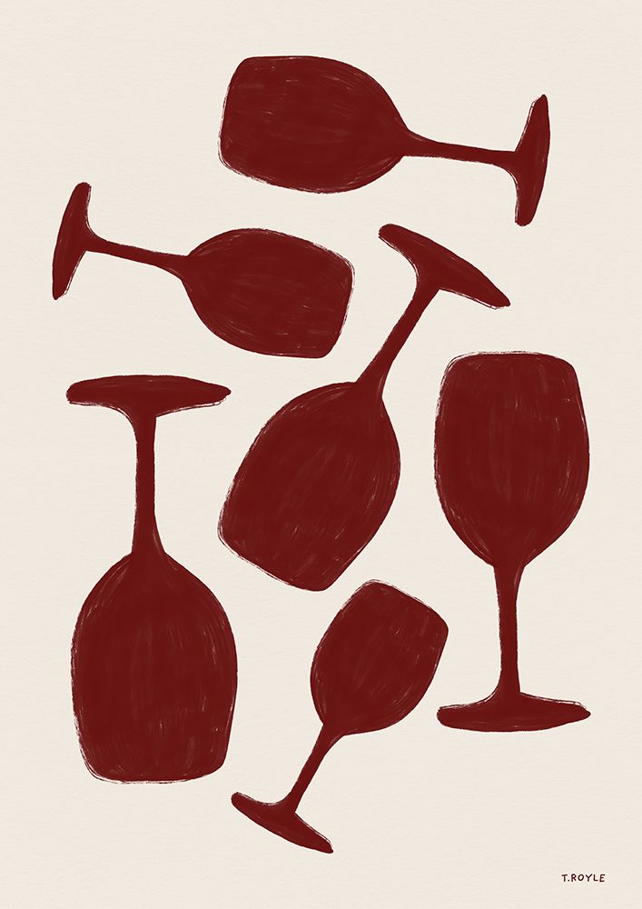 Wine not? art print by Tara Royle for $57.95 CAD