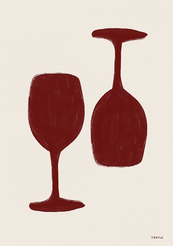 Wine time art print by Tara Royle for $57.95 CAD