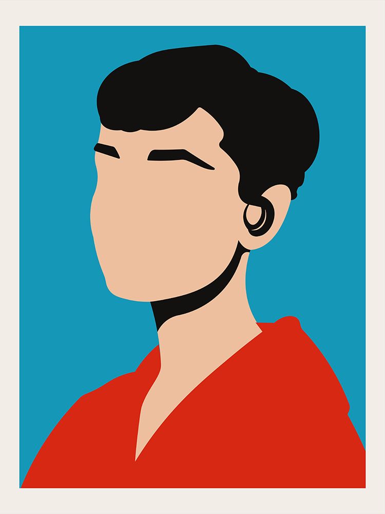 Audrey Hepburn Minimalist Pop Art art print by Retrodrome for $57.95 CAD