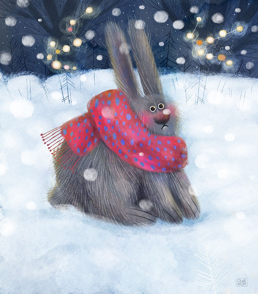 Rabbit art print by Olga Skomorokhova for $57.95 CAD