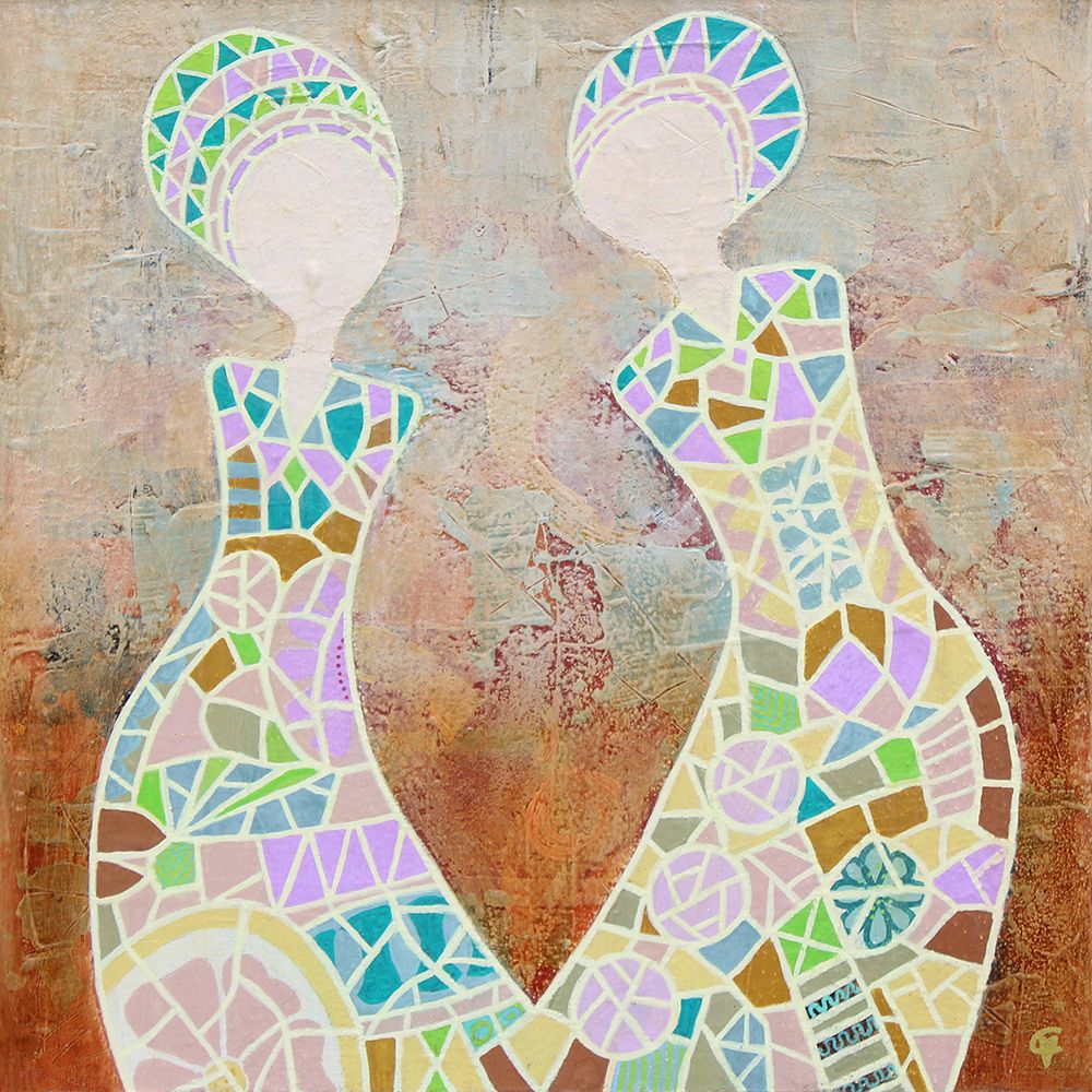 Growing Together (arranging the Pieces) art print by Carolina Gardheim for $57.95 CAD