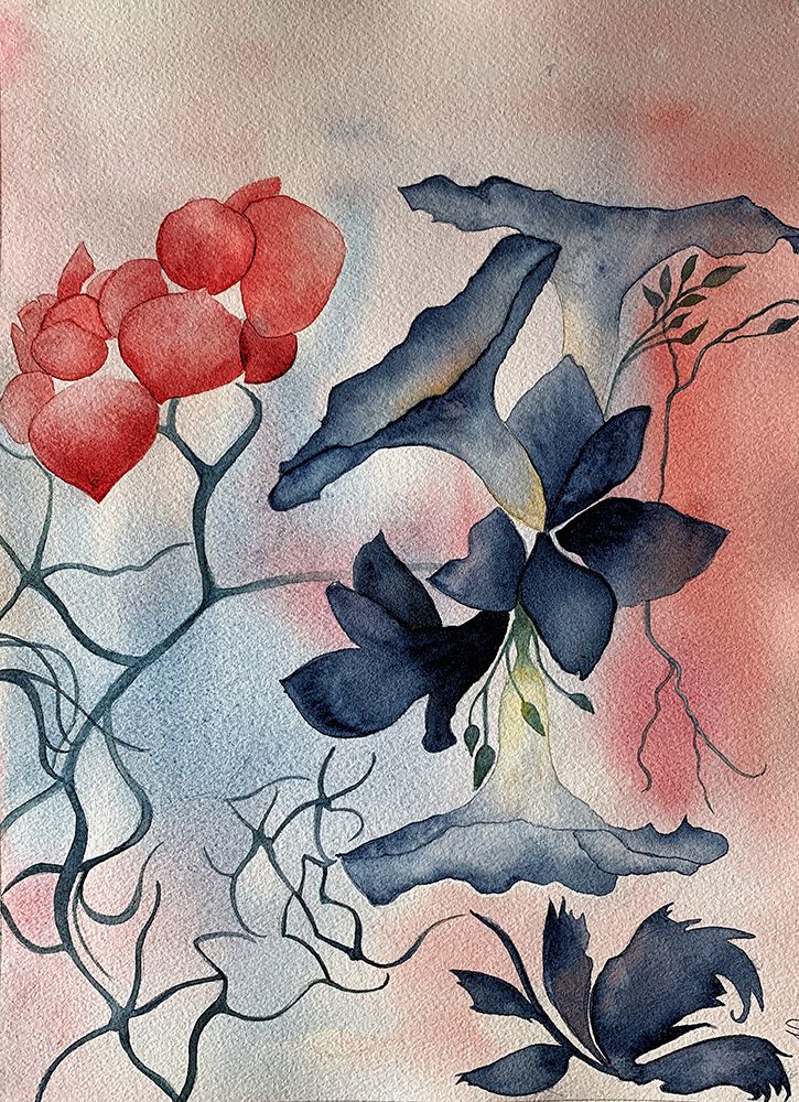 Belles Bleues art print by Aline Demarais for $57.95 CAD