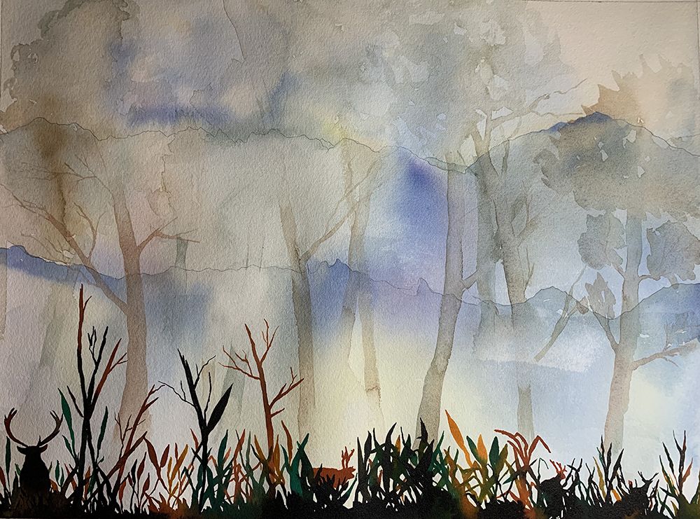 Dans La ForAat art print by Aline Demarais for $57.95 CAD