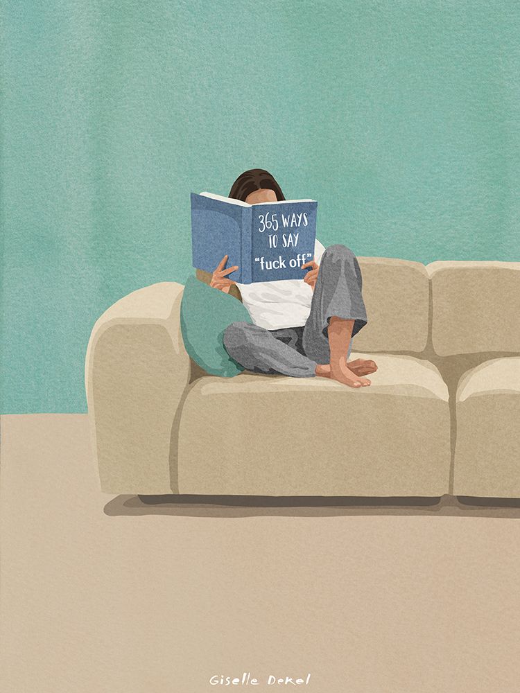 Ways To Say Fo art print by Giselle Dekel for $57.95 CAD