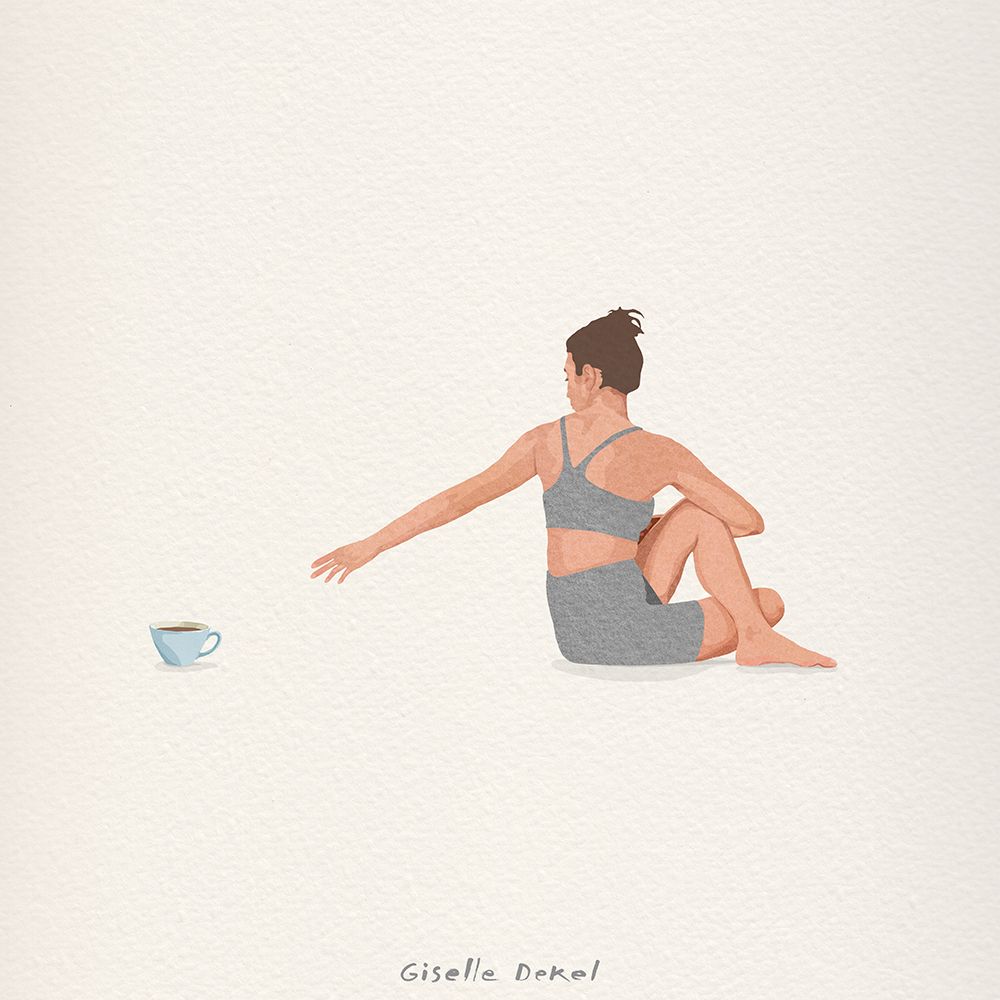 Monday Morning Stretch art print by Giselle Dekel for $57.95 CAD