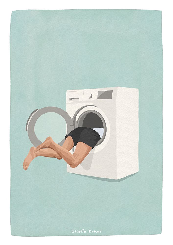 Laundry Quest art print by Giselle Dekel for $57.95 CAD