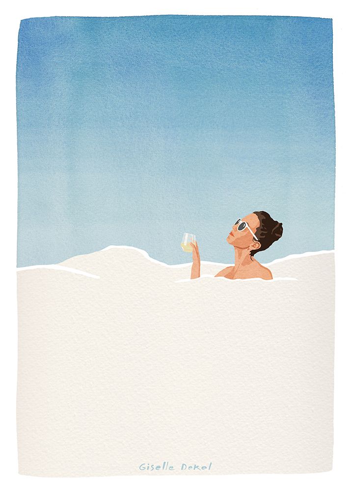Bubblebath art print by Giselle Dekel for $57.95 CAD