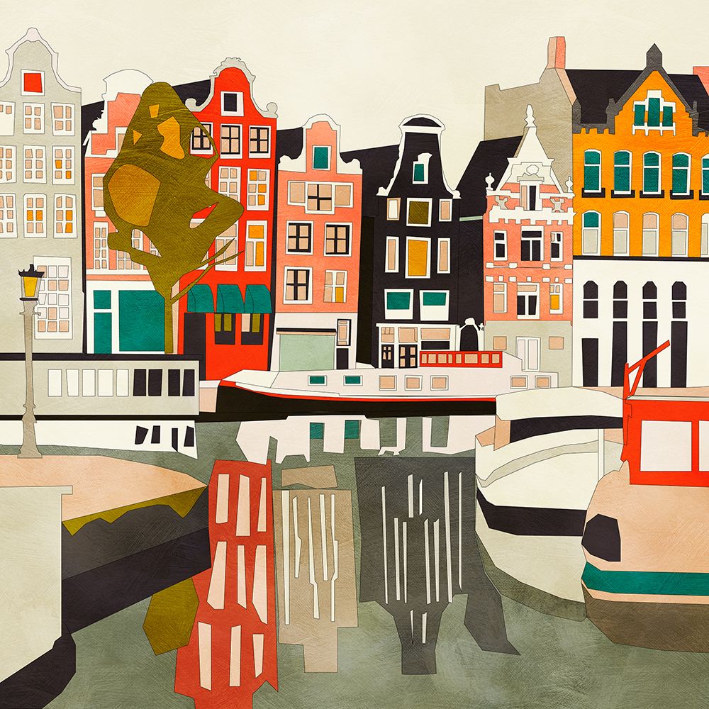 Amsterdam Houses art print by Ana Rut Bre for $57.95 CAD