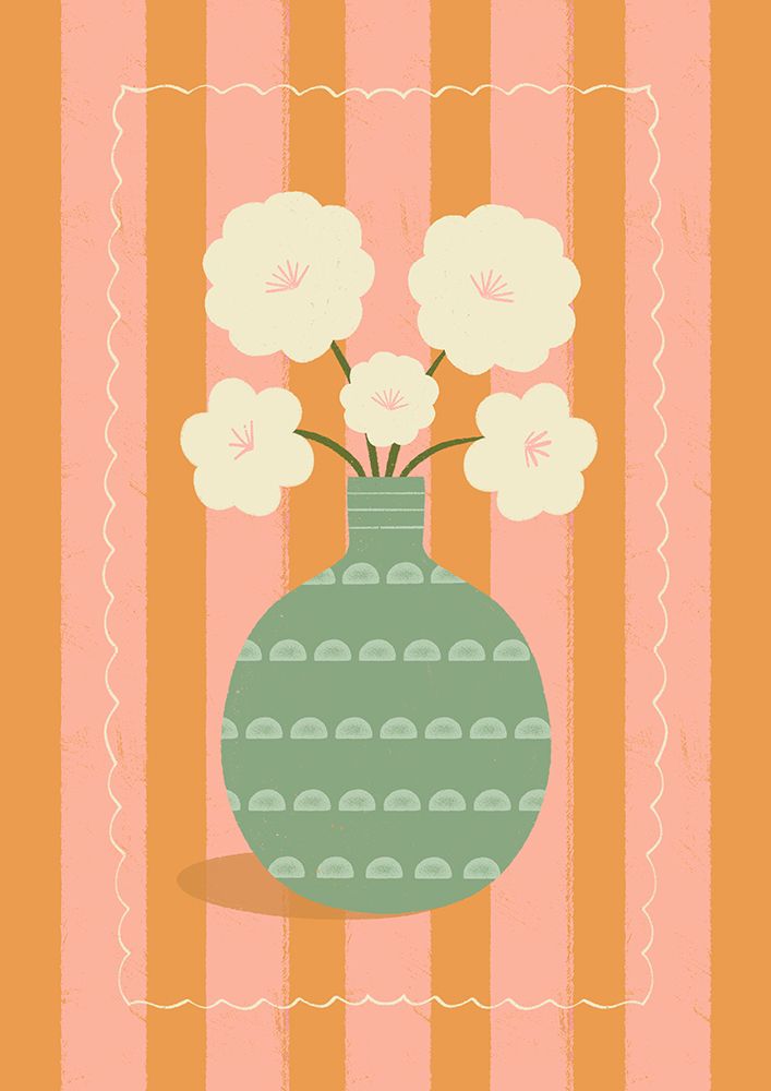 Flowers in Green Vase art print by Melissa Donne for $57.95 CAD