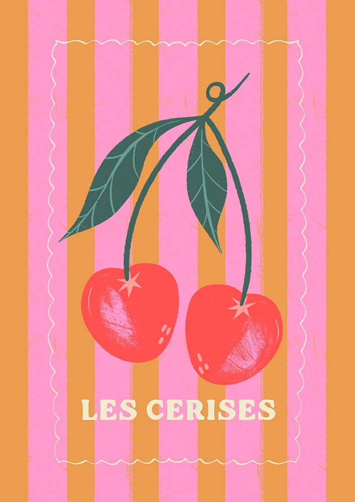 Les Cerises art print by Melissa Donne for $57.95 CAD