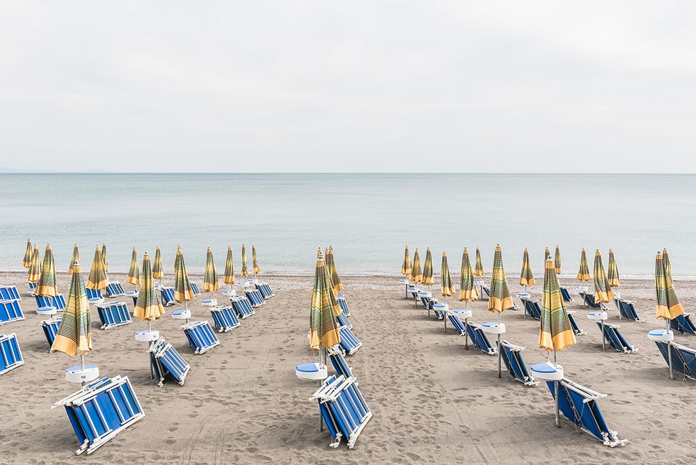 Beach life at the Amalfi coast art print by Photolovers for $57.95 CAD