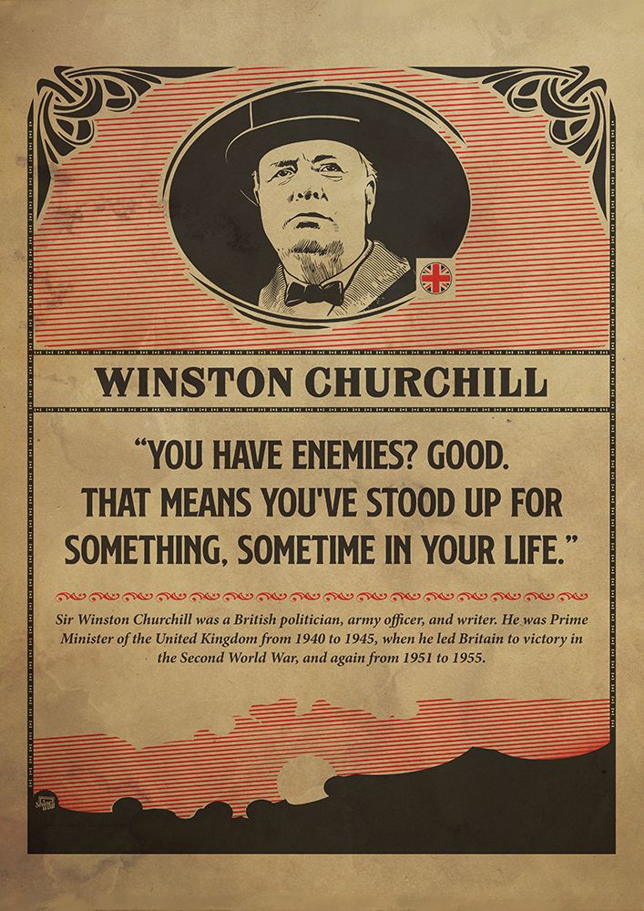 Churchill Print art print by Dionisis Gemos for $57.95 CAD