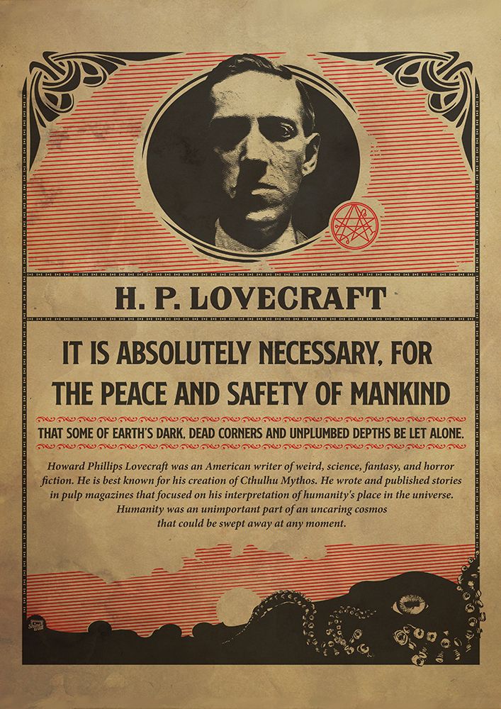 Lovecraft Poster art print by Dionisis Gemos for $57.95 CAD