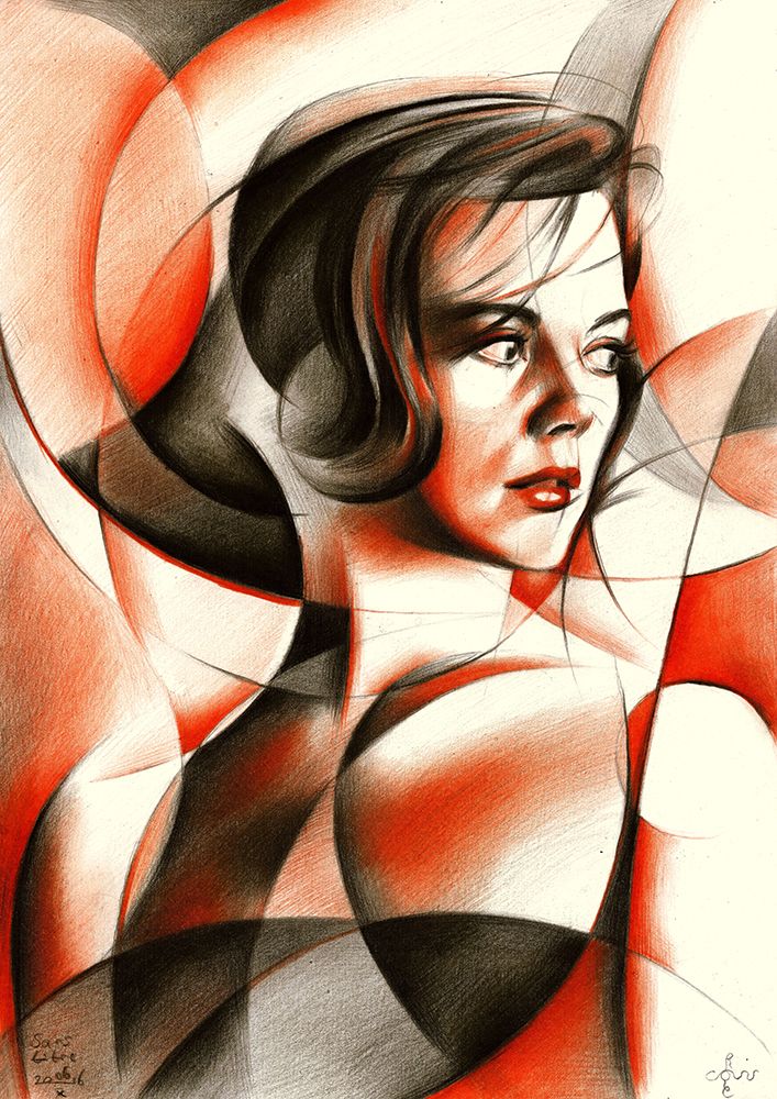 Sans Titre - 06-10-16 (Natalie Wood) art print by Corne Akkers for $57.95 CAD