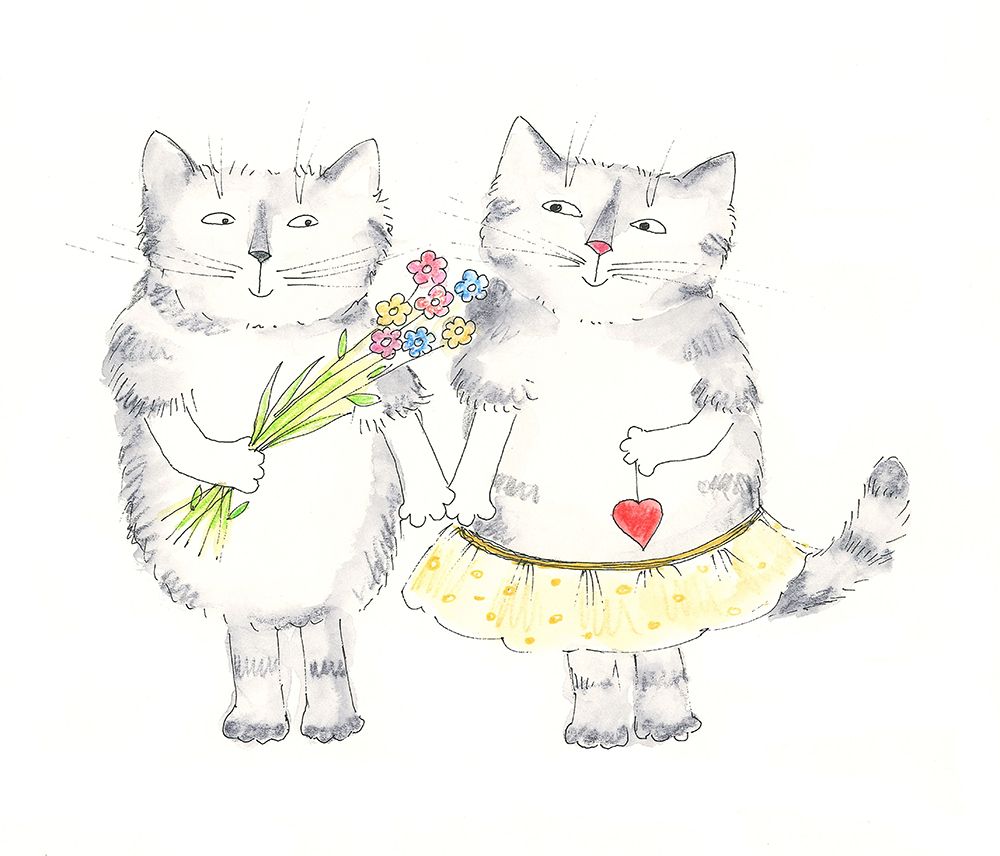 Love Tokens Cats art print by Isabelle Brent for $57.95 CAD