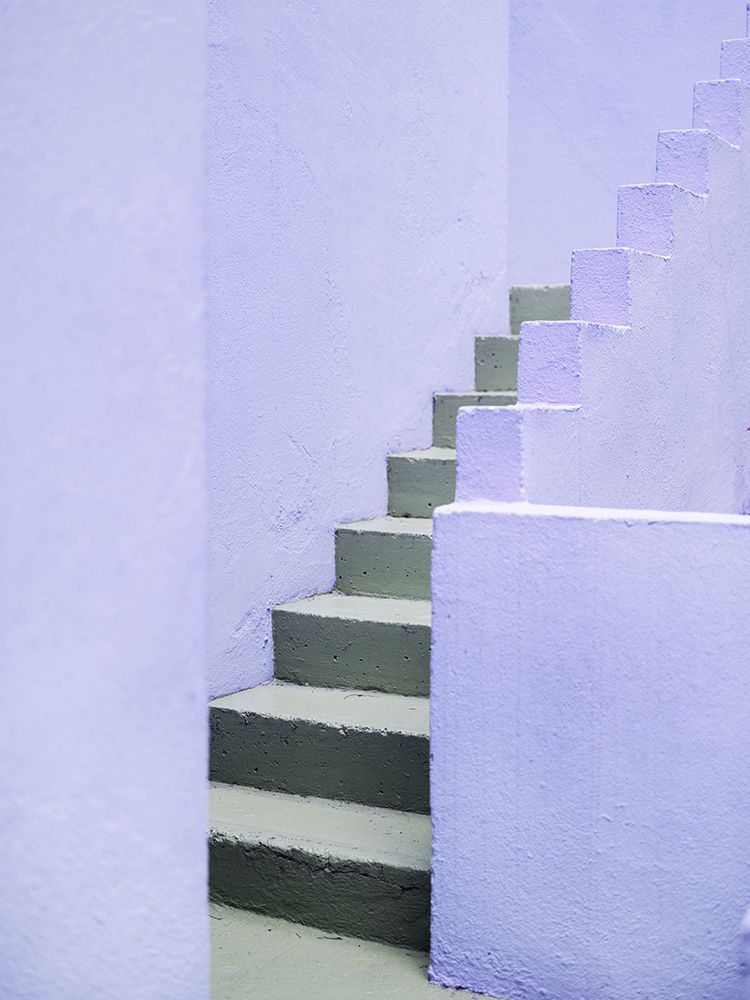 The Purple Stairs art print by Raisa Zwart for $57.95 CAD