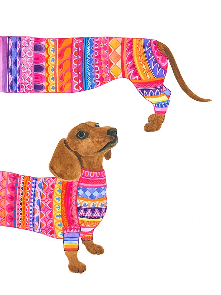 A Fashionable Dog art print by Isabelle Brent for $57.95 CAD