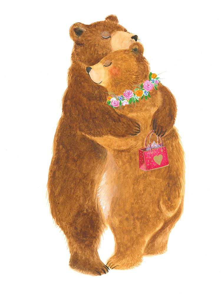 Bear Hug art print by Isabelle Brent for $57.95 CAD