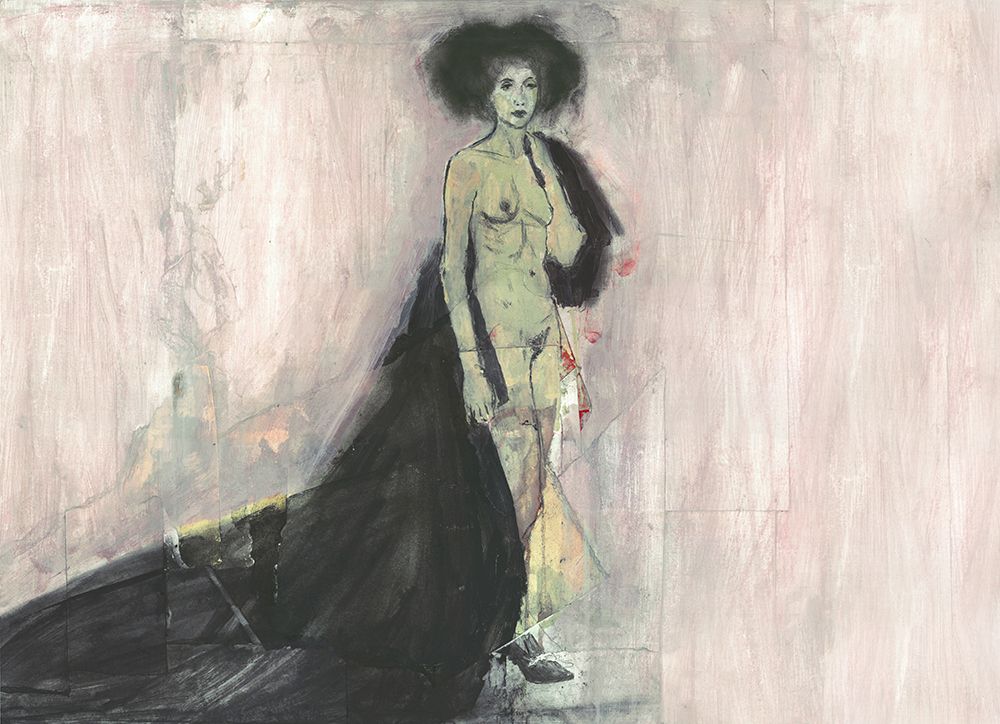 Hommage An Beardsley XV art print by Ute Rathmann for $57.95 CAD