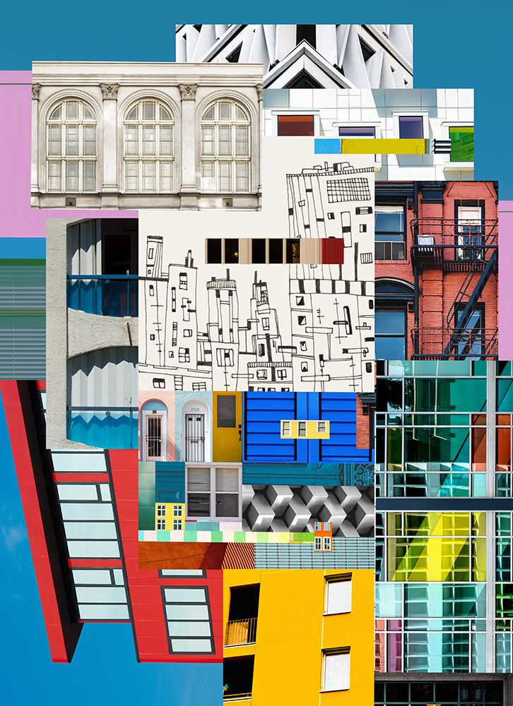Architectural lego #5 art print by Ekaterina Lukovnikova for $57.95 CAD