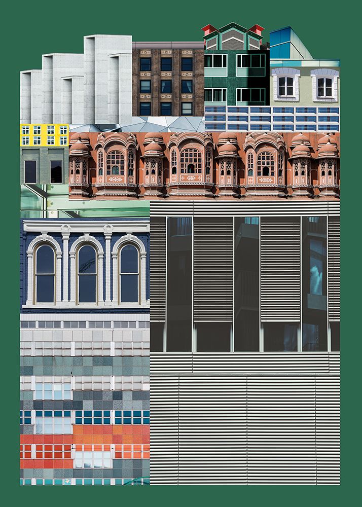 Architectural lego #3 art print by Ekaterina Lukovnikova for $57.95 CAD