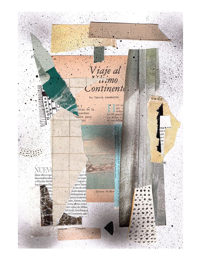 Abstract collage #8 art print by Ekaterina Lukovnikova for $57.95 CAD