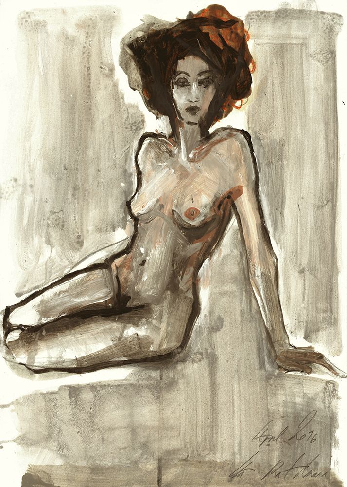 Hommage An Kirchner IX art print by Ute Rathmann for $57.95 CAD