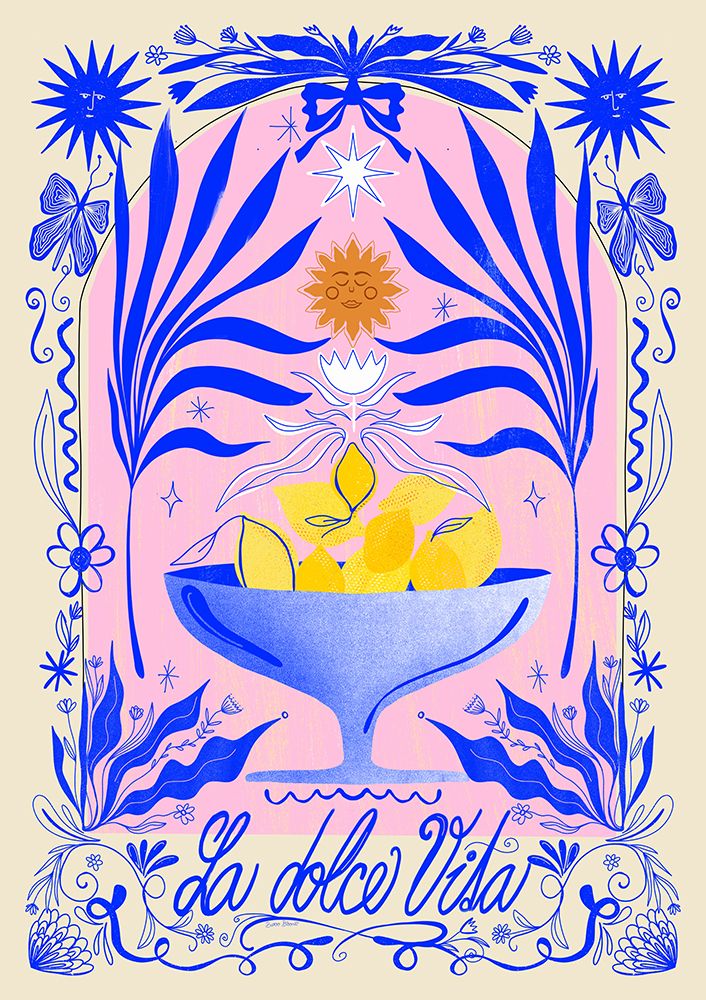 La Dolce Vita A1 art print by Baroo Bloom for $57.95 CAD