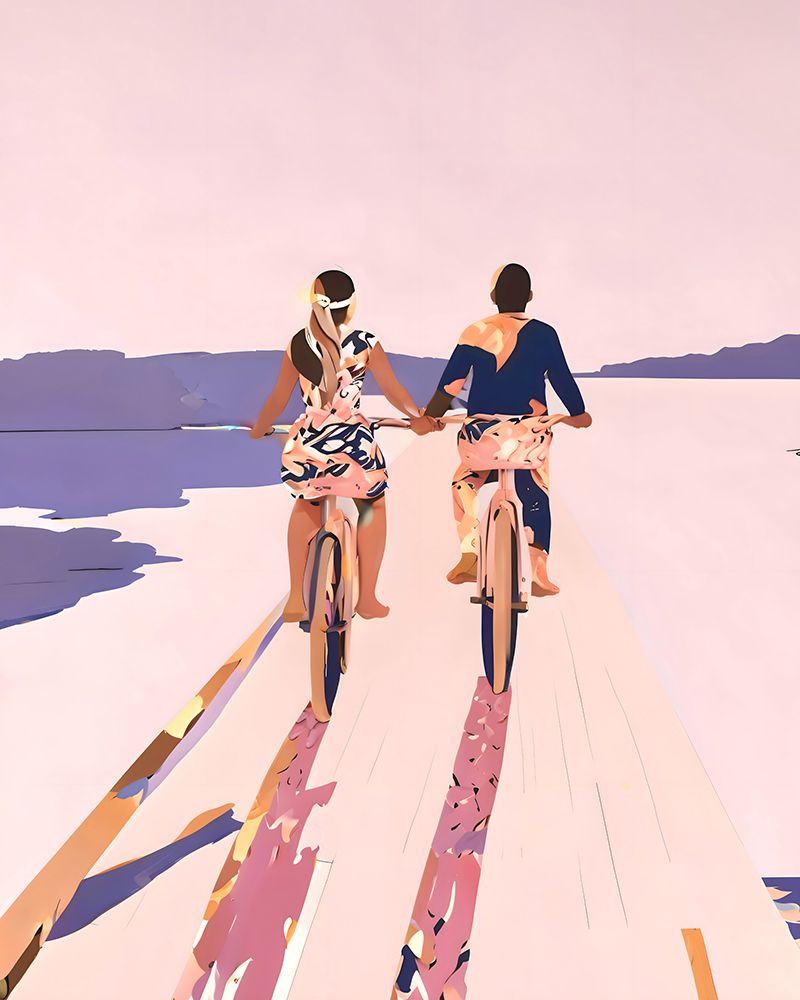 Cycling Joy Series 01 art print by Uma Gokhale for $57.95 CAD