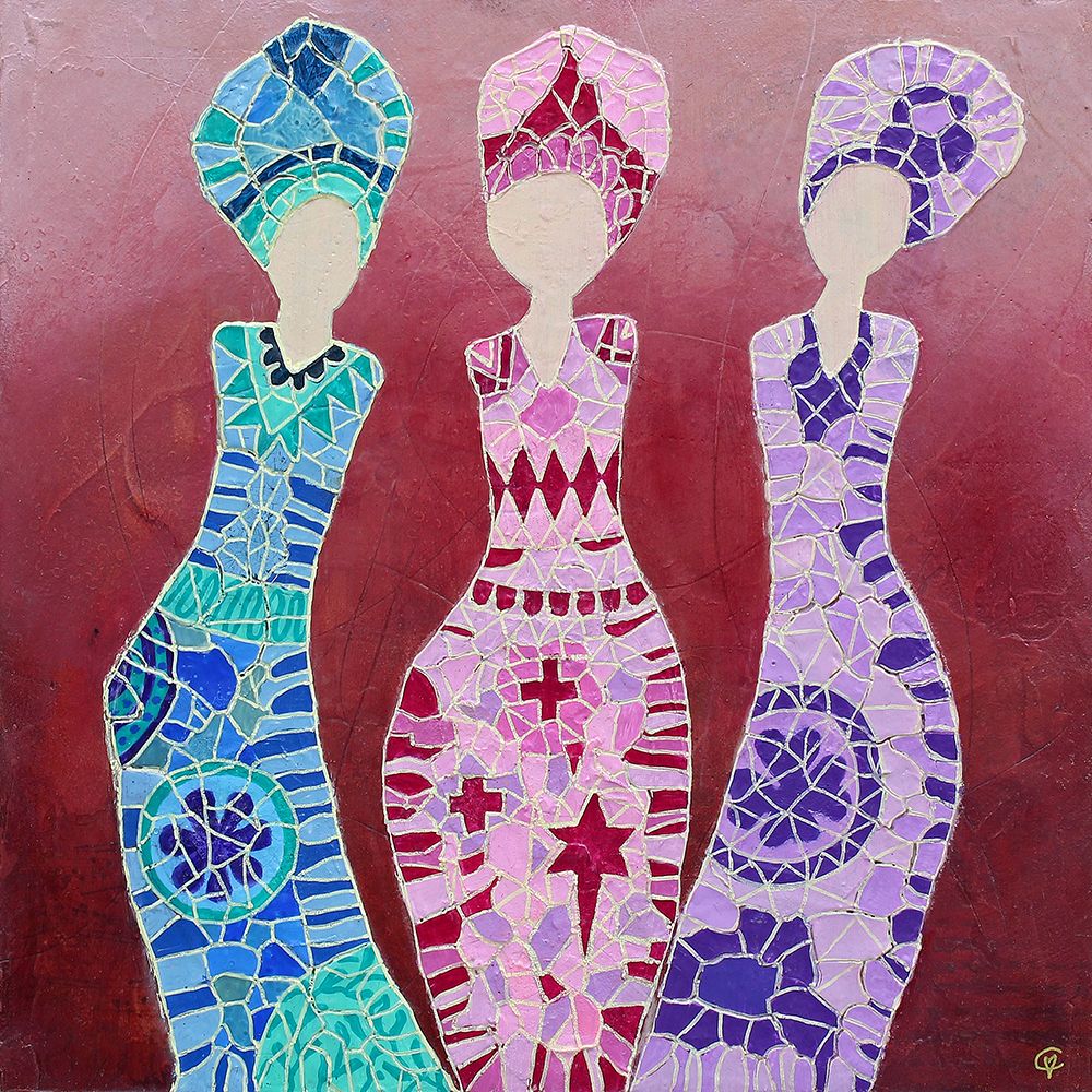 Celebrating (Arranging the Pieces) art print by Carolina Gardheim for $57.95 CAD