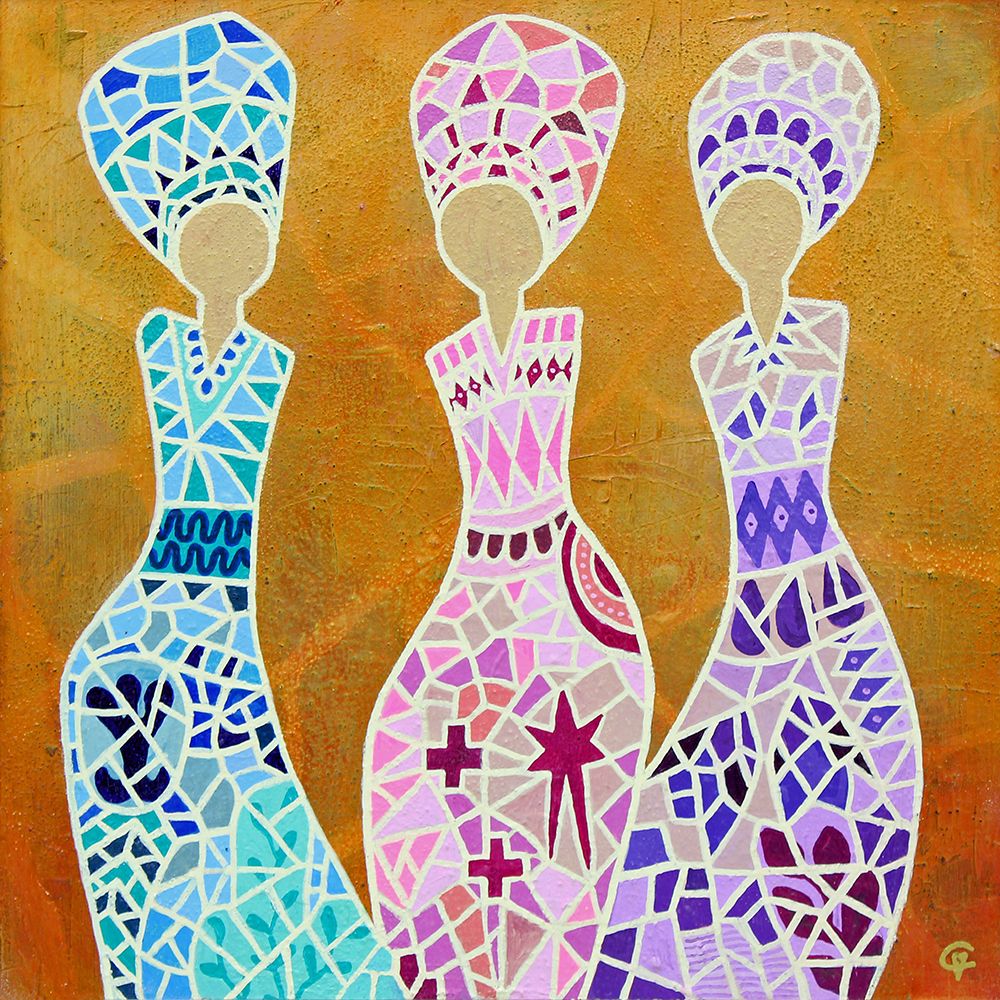 Your Journey Creates Your Beauty (Arranging the Pieces) art print by Carolina Gardheim for $57.95 CAD