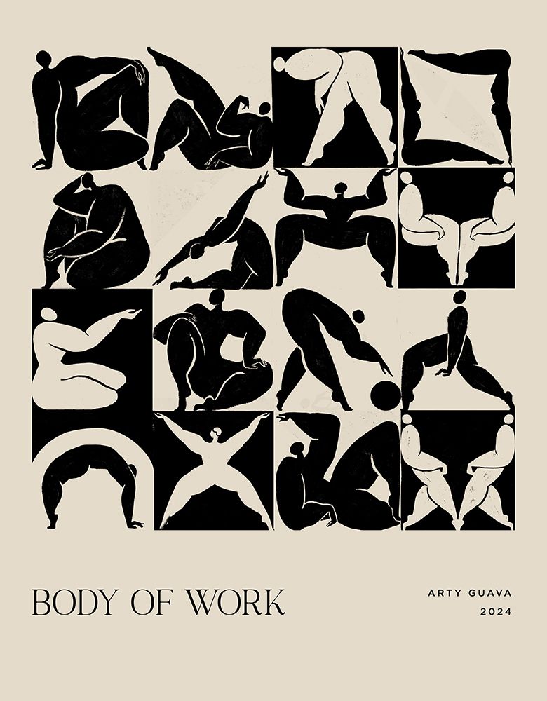 Body of Work (Noir) art print by Arty Guava for $57.95 CAD