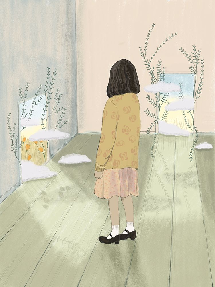 Cloudy art print by Lilianna Lasocka for $57.95 CAD