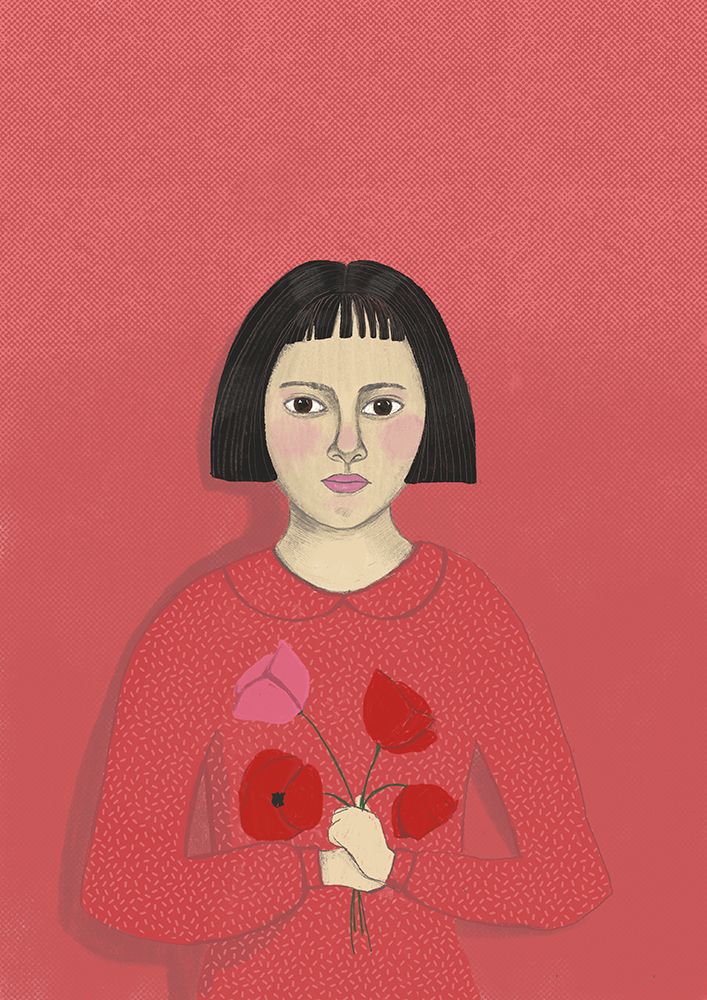 Poppies art print by Lilianna Lasocka for $57.95 CAD