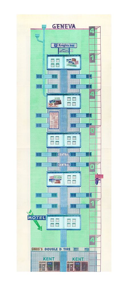 Chriss Double D Tire (collage) art print by Noa Defesche for $57.95 CAD