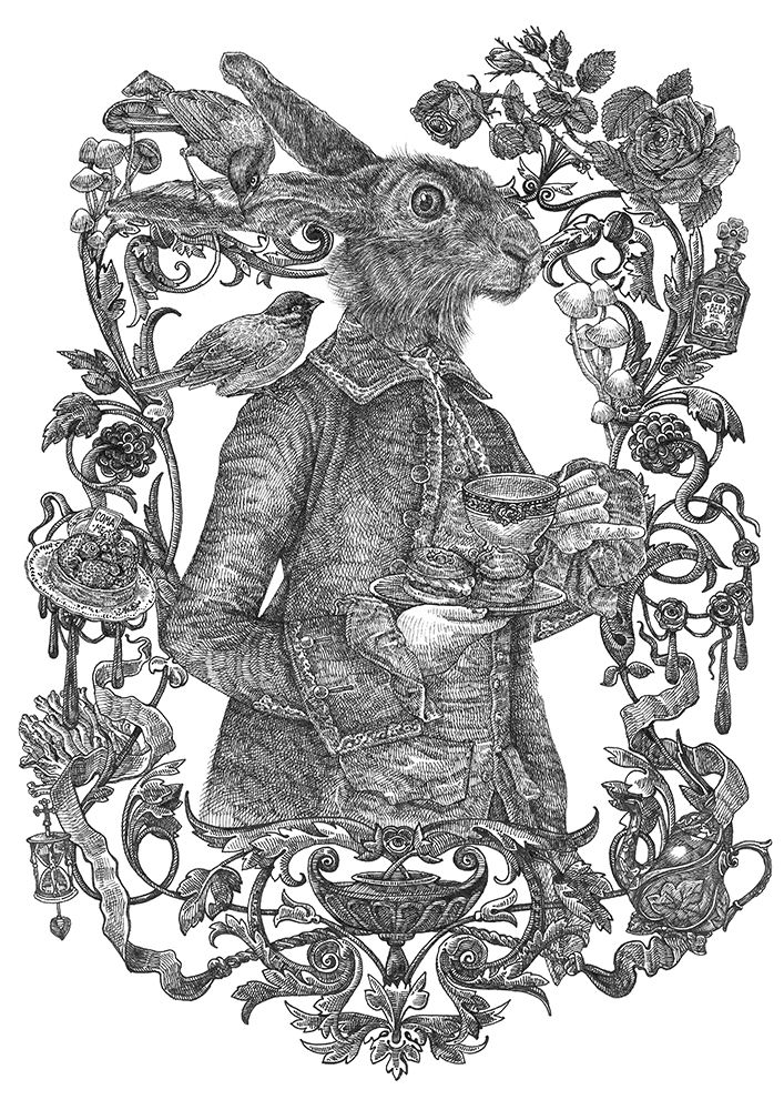March Hare art print by Nicole Bustamante for $57.95 CAD