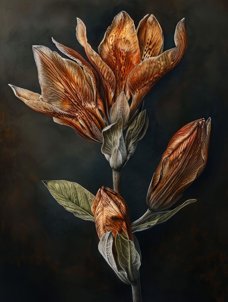 Moody Botanic 10 art print by Bilge Paksoylu for $57.95 CAD