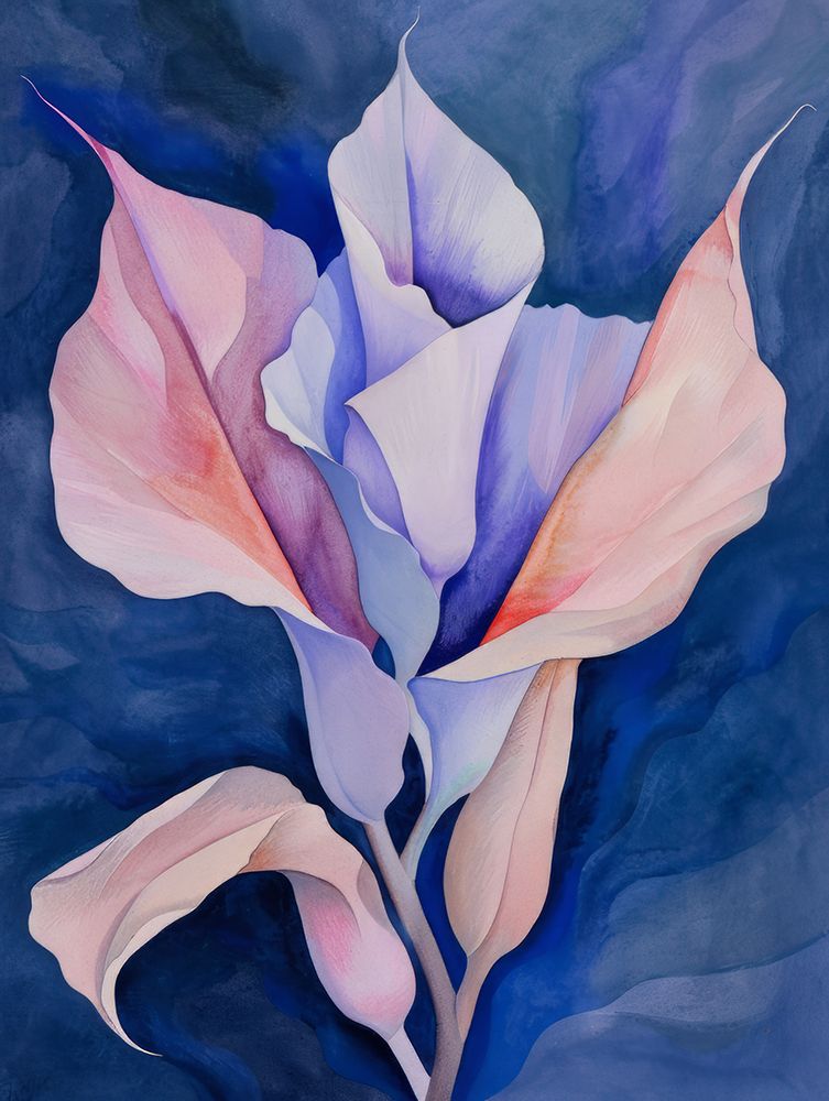 Painted Shapes and Plants 15 art print by Bilge Paksoylu for $57.95 CAD