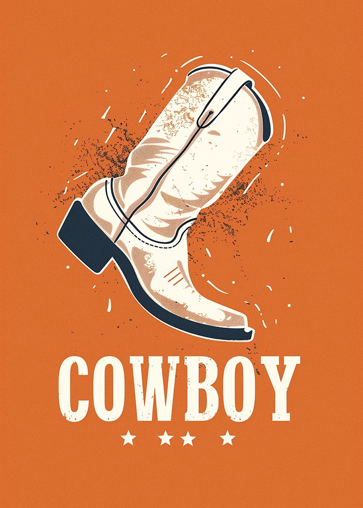 Cowboy Boots Vintage art print by Pictufy Studio for $57.95 CAD
