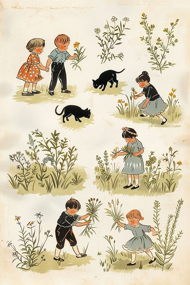 Kids Poster Vintage art print by Pictufy Studio for $57.95 CAD