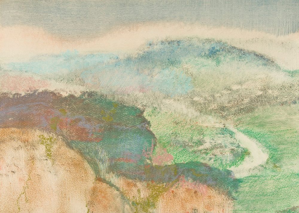 Landscape art print by Edgar Degas for $57.95 CAD