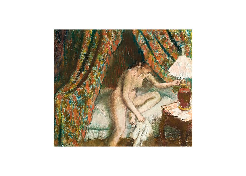 Naked Woman In Bed art print by Edgar Degas for $57.95 CAD