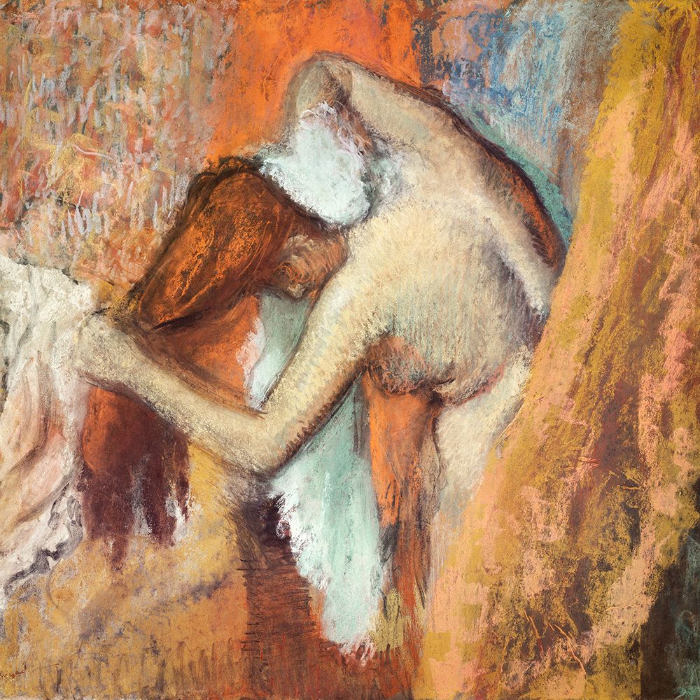 Woman At Her Toilette art print by Edgar Degas for $57.95 CAD