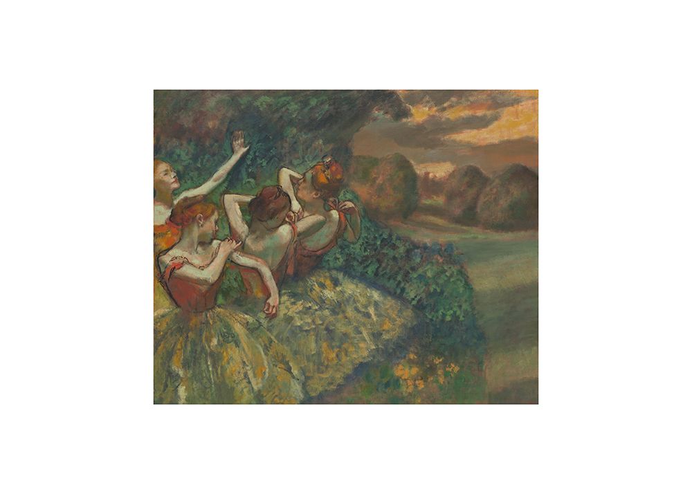 Four Dancers art print by Edgar Degas for $57.95 CAD