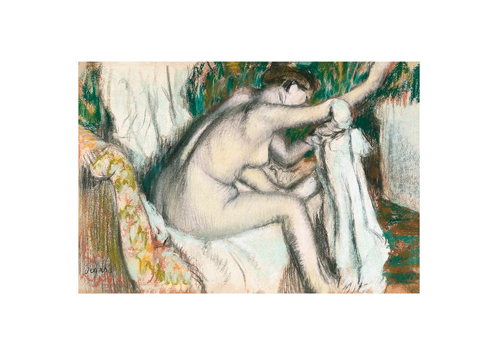 Woman Drying Her Arm art print by Edgar Degas for $57.95 CAD