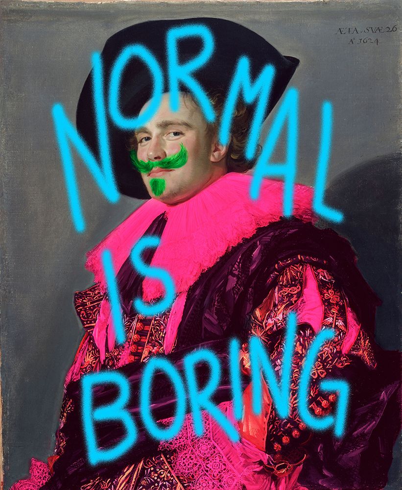 Normalisboring.png art print by Athene Fritsch for $57.95 CAD