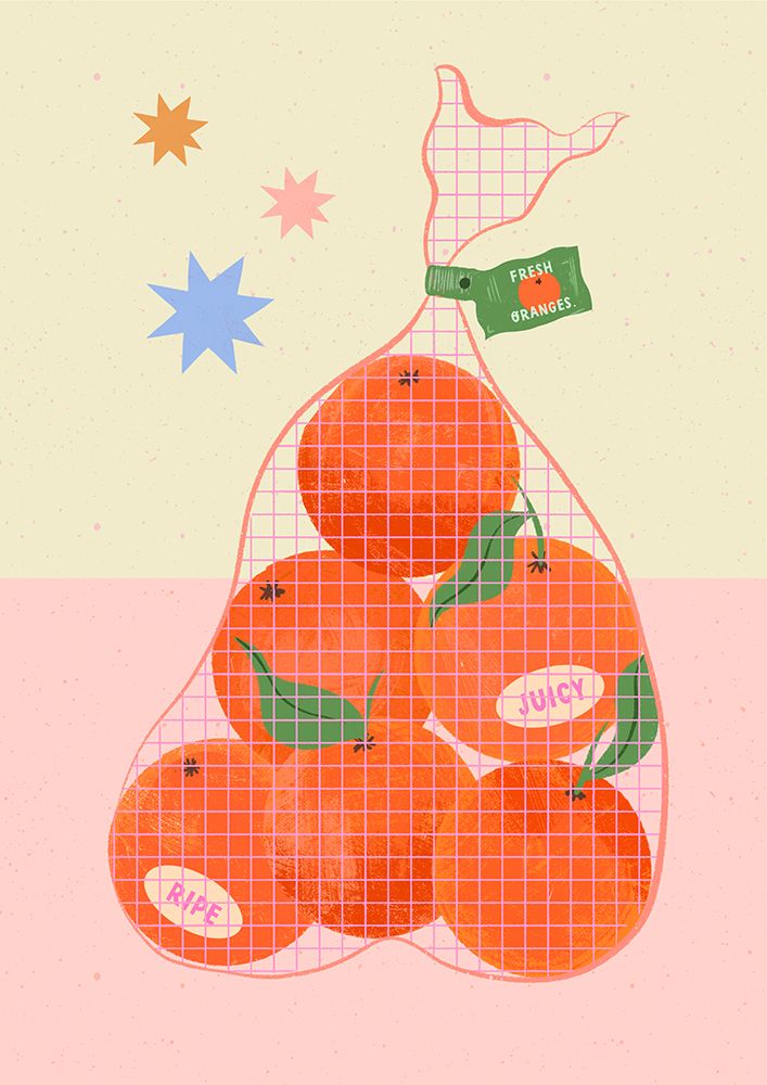Fresh and Ripe Oranges art print by Melissa Donne for $57.95 CAD