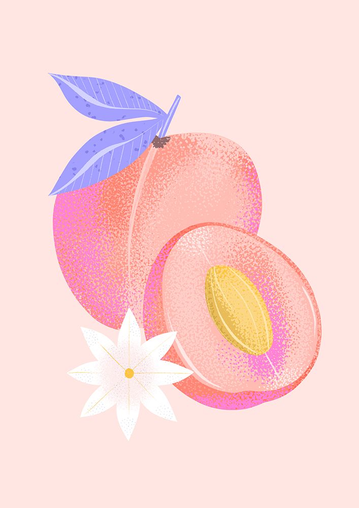 Textured Peach art print by Melissa Donne for $57.95 CAD