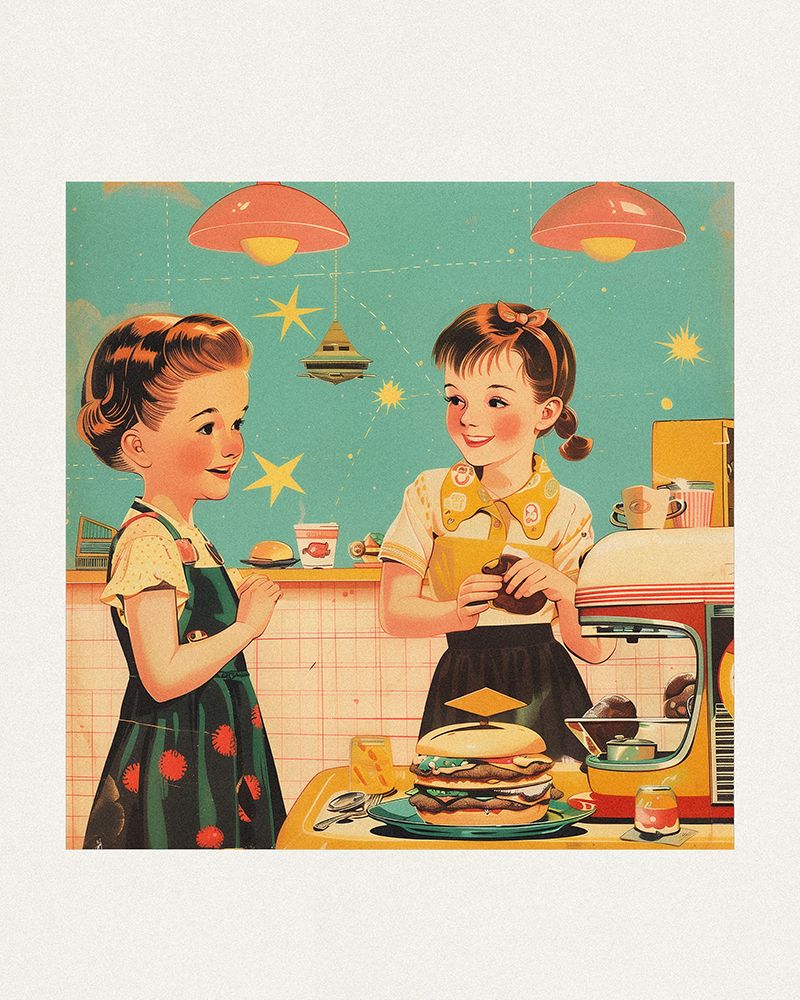 Space Diner art print by Pictufy Studio for $57.95 CAD