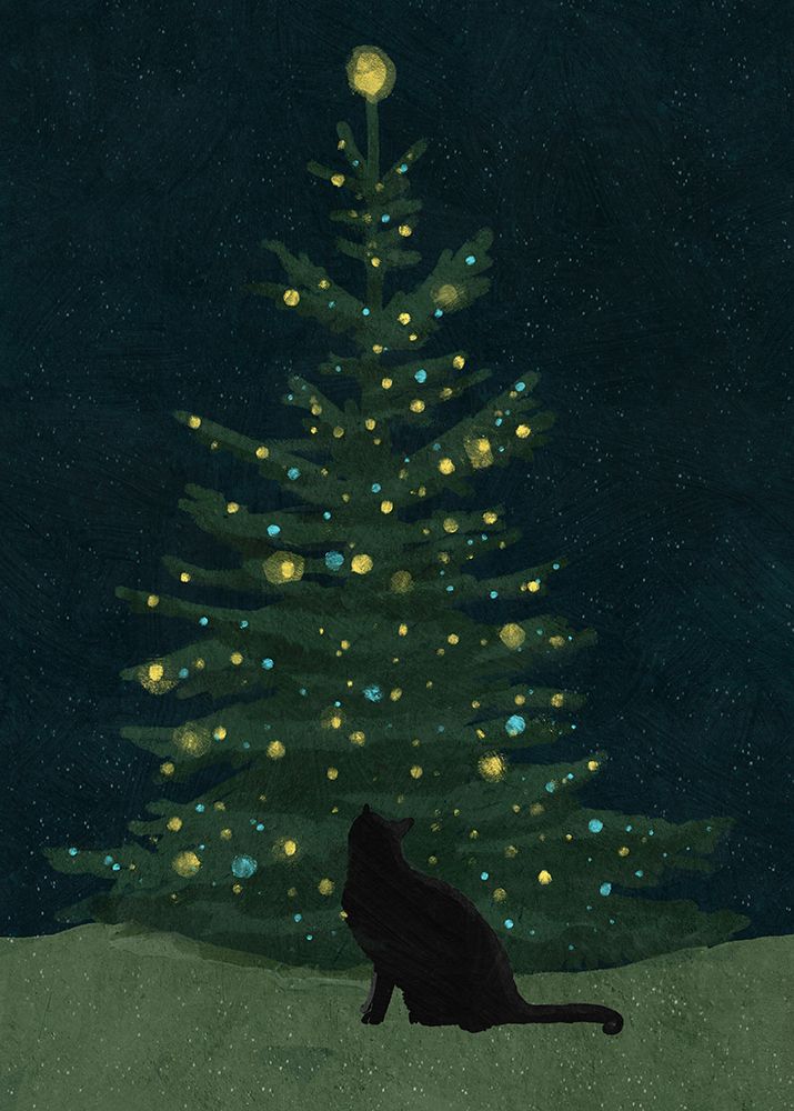 Xmas Tree art print by Katie O Shea for $57.95 CAD